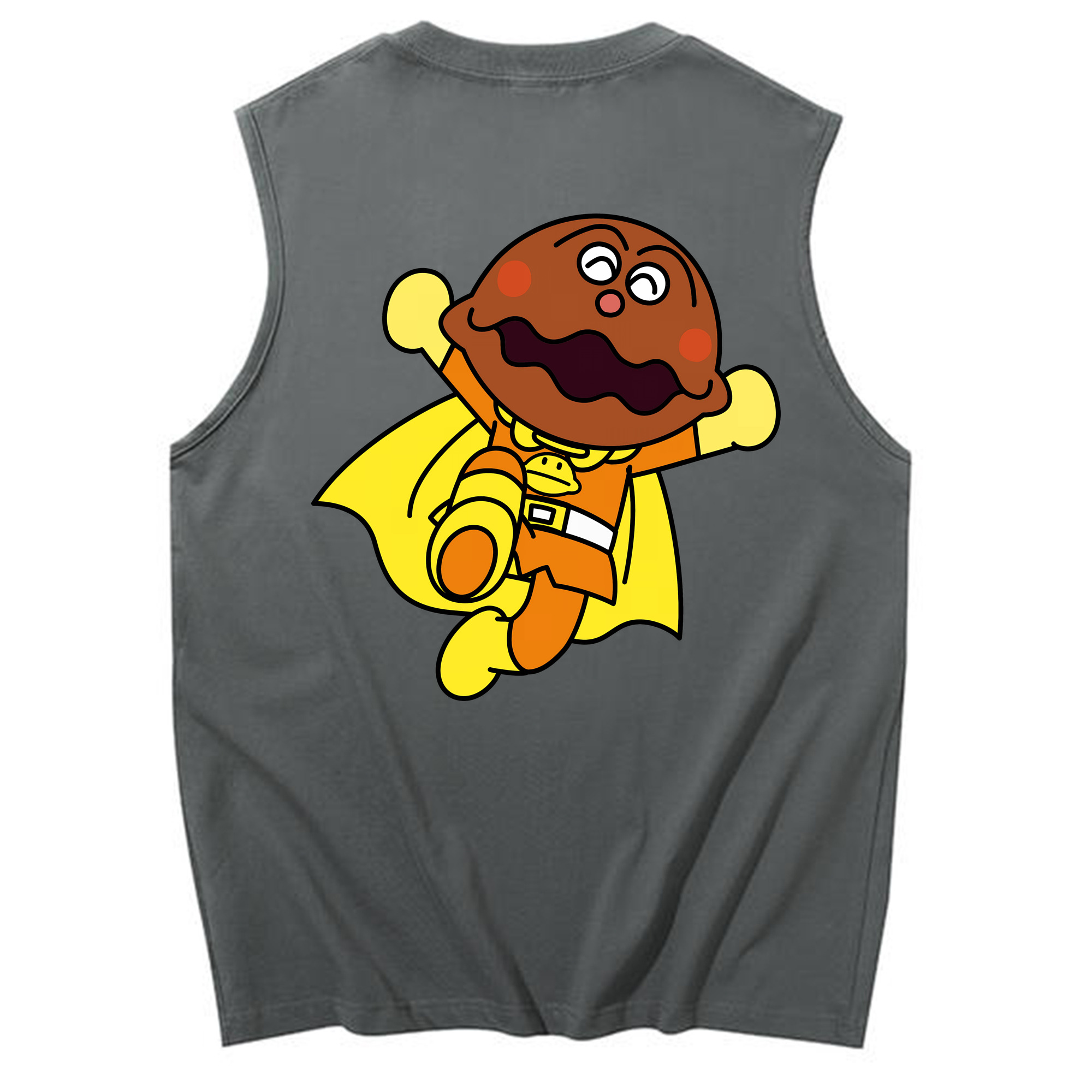 （画像用） アンパンマン Anpanman コットン100％タンクトップ（背面プリント）